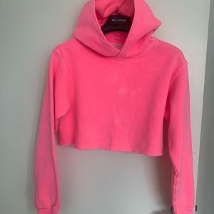 TNA Cozy Fleece Boyfriend Cropped Hoodie